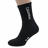 Зимові чоловічі термошкарпетки чорні високі теплі вовняні шкарпетки Columbia Travel Black 42-45, фото 2