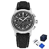 Чоловічий водонепроникний наручний годинник Pagani Design PD-1781 Black-Silver-Black, фото 2