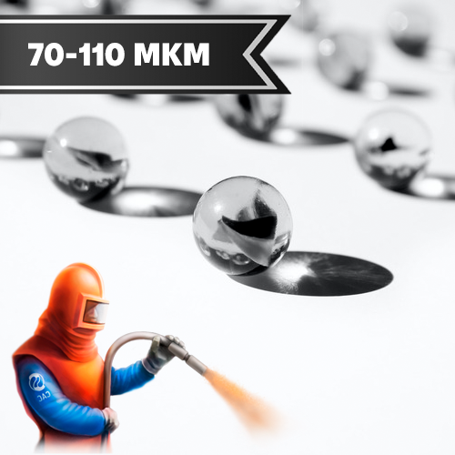 Склокульки для струминної обробки | 70-110 мкм