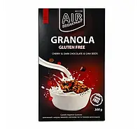 Гранола без глютену з медом, чіа та шоколадом без цукру ТМ Healthy Generation 300 г