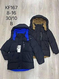 Куртка утеплена для хлопчиків оптом, S&D, 8-16 років, арт. KF167
