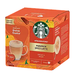 Кава в капсулах Starbucks Dolce Gusto Pumpkin Spice Latte 6 порцій зі смаком гарбуза та горіха