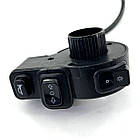 Блок кнопок на кермо квадроцикла мотоцикла універсальний (сигнал, повороти, світло), фото 2