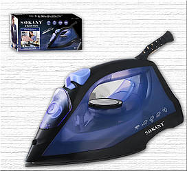 Електрична парова праска Sokany SK-11004 потужністю 1600 Вт вертикальне відпарювання