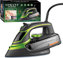 Парова праска SK-11015 потужністю 2400 Вт з регулюванням температури подачі пари керамічною підошвою