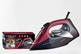 Парова праска Sokany SK-11018 потужністю 2400 Вт із регулюванням температури подавання пари керамічною