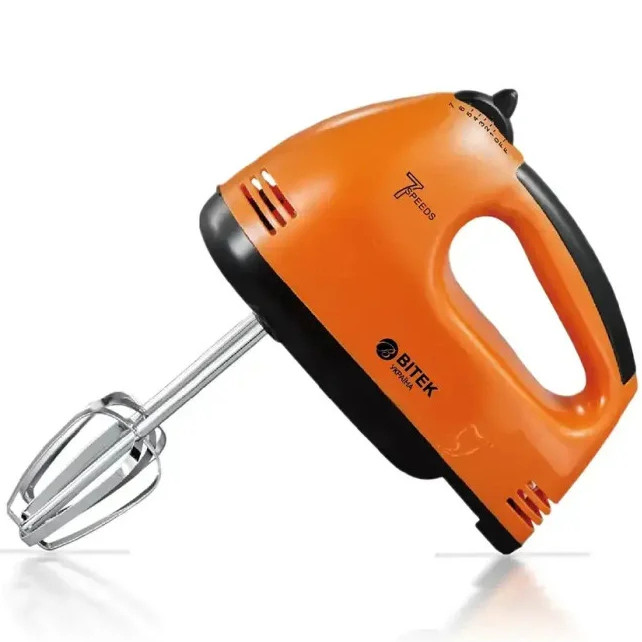 Ручний кухонний міксер BITEK 6633 7 швидкостей 250 Вт, фото 1