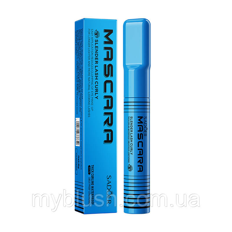 Туш для вій Sadoer Sadoer Slender Lash Curly (силіконова пензель) 8 g