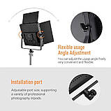 Студійне світло LED 660 Pro на 80 Вт. + штатив 210 см., пульт, чохол - для фото та відео, фото 5