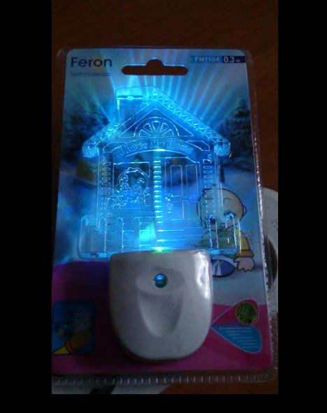 Світлодіодний нічник будиночок з сенсором Feron FN1104