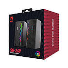 Колонки комп'ютерні MARVO Wireless Speaker SG-269 RGB, чорні, фото 4