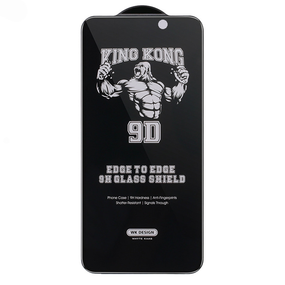 Захисне скло Wekome King Kong Full Screen Privacy 9D для iPhone 16 Pro Max, Black, фото 1