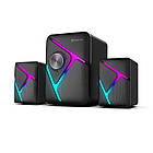 Колонки комп'ютерні XTRIKE ME Gaming Speaker SK-610 RGB, чорні, фото 4