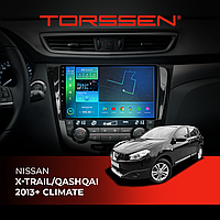 Штатна магнітола Torssen Nissan X-trail Qashqai 2013+ climate F10232 4G Carplay DSP