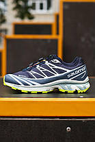 Зимові Чоловічі Кросівки Salomon XT-6 Advanced Gore-Tex Night Sky / Саломон ХТ-6 Адванст Гор Текс Найт Сині, фото 3