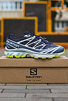 Зимові Чоловічі Кросівки Salomon XT-6 Advanced Gore-Tex Night Sky / Саломон ХТ-6 Адванст Гор Текс Найт Сині, фото 6