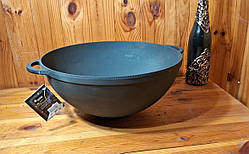 Каструля чавунна ВОК без кришки. Обсяг 8,0 літрів.