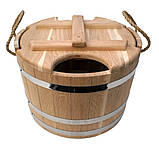 Запарник для віників 25 літрів з ясена, фото 4
