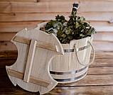 Запарник для віників 25 літрів з ясена, фото 2