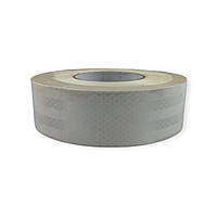 Стрічка світловідбивна 5 cм х 1 м біла (звичайний тип) SKADI