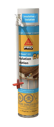 Sika Boom-121 Insulation — теплоізоляція, що напилюється, 850 мл., фото 1