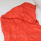 Спальний мішок зимовий -25°C, 220х75см, з капюшоном, Червоний / Туристичний зимовий спальник / Спальник-ковдра, фото 9