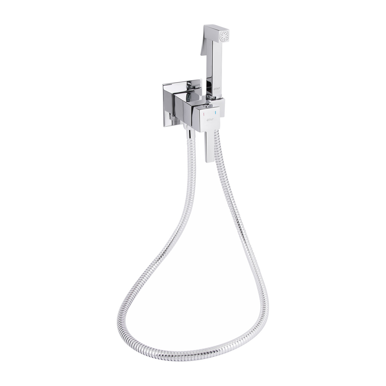 Змішувач для гігієнічного душу Q-TAP Inspai-Varius прихований хром латунь QTINSVARCRMV00440201, фото 1