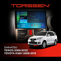 Штатна магнітола Torssen Daihatsu Terios 2006-2015 Toyota Rush 2006-2016 F98256 4G Carplay DSP