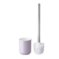 Керамічний підлоговий йоржик для туалету IKEA EKOLN лілова туалетна щітка для унітазу кам'яна кераміка