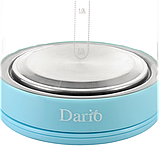 Електрочайник скляний із підсвіткою 1,8 л Dario DR1802 Blue чайник електричний блакитний, фото 7