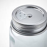 Сільничка, перечниця 2 шт 8 см IKEA CITRONHAJ баночки, ємності для спецій, спецівниці скло/нерж. сталь ІКЕА, фото 8