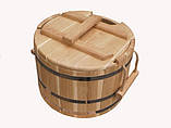 Запарник Профі для віника 20 л. з ясена, фото 3