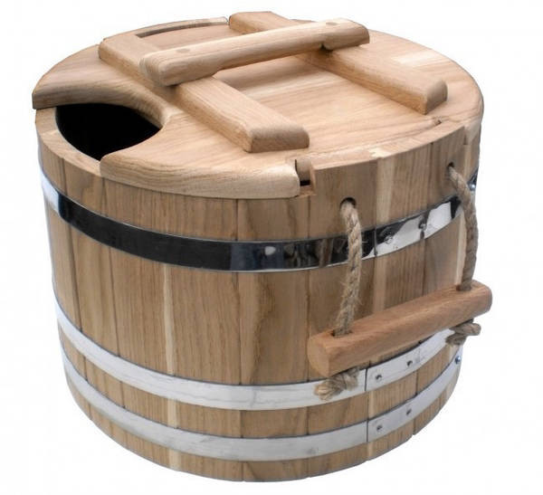 Запарник Профі для віника 20 л. з ясена, фото 1