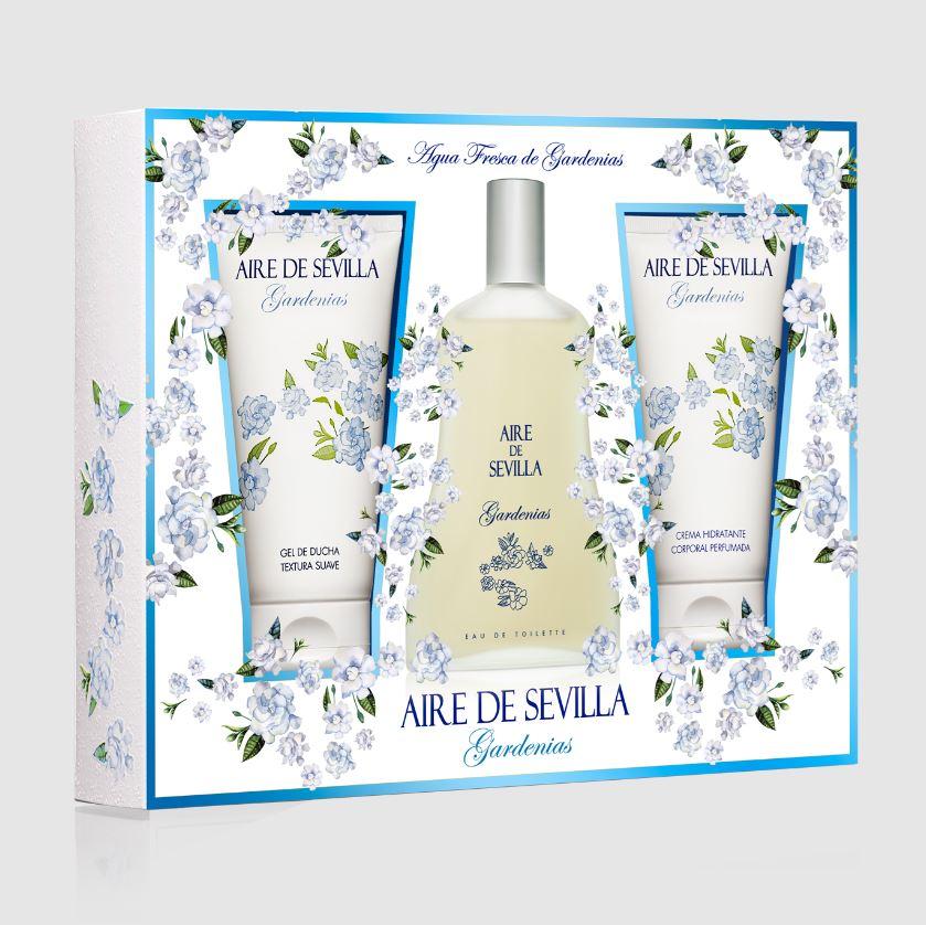 Подарунковий набір косметики для жінок IES Aire De Sevilla Gardenias, 3 продукти