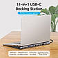 USB-хаб Vention Multi-function USB-C to HDMI/VGA/USB-C Gen 1/USB 3.0x2/USB 2.0/RJ45/SD/TF/TRRS 3.5mm/PD, фото 5