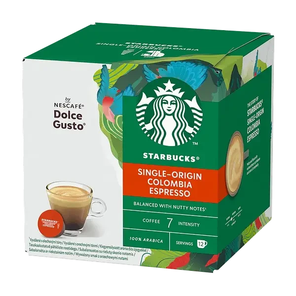 Кава в капсулах Starbucks Dolce Gusto Colombia 12 шт Старбакс Дольче Густо