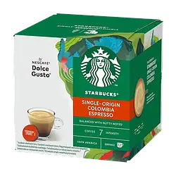 Кава в капсулах Starbucks Dolce Gusto Colombia 12 шт Старбакс Дольче Густо