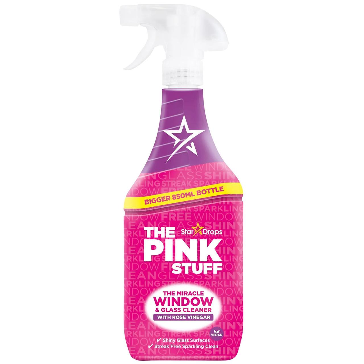 Спрей засіб для миття вікон та скла PINK