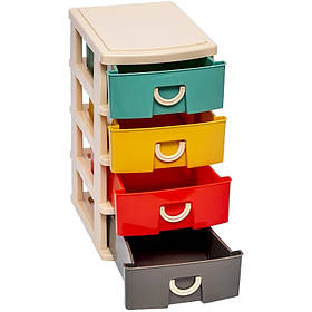 Органайзер настільний 4 відділення Bambi LQ27 252-46, 19х13х10 см (116777), Toyman