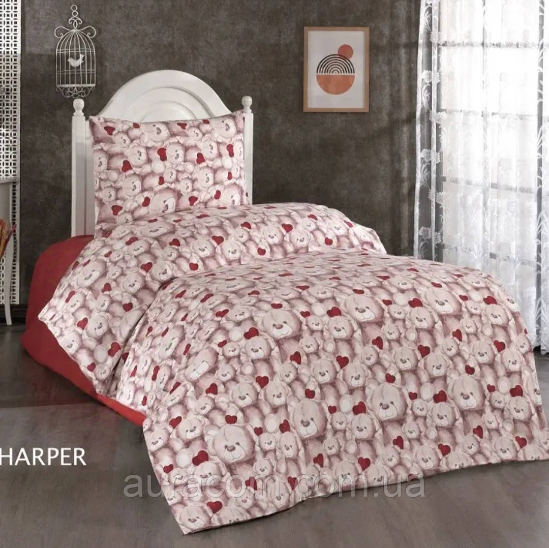Дитячий комплект постільної білизни з фланелі, полуторний розмір, Harper, Belizza, Туреччина., фото 1