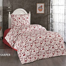 Дитячий комплект постільної білизни з фланелі, полуторний розмір, Harper, Belizza, Туреччина.