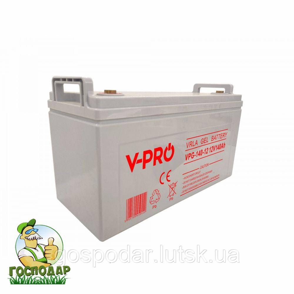 Акумулятор GEL VPRO PREMIUM 12V 140 Ah GEL VRLA, Гелевий, фото 1