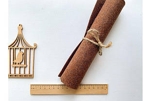 Войлок 2мм Корея Преміум коричневий меланж D-104 - Розмір: 100х110 см;