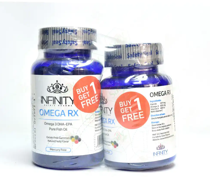 Infinity omega rx Інфініті Омега Ер Ікс 30 шт. + 60 шт. желейних цукерок, фото 1