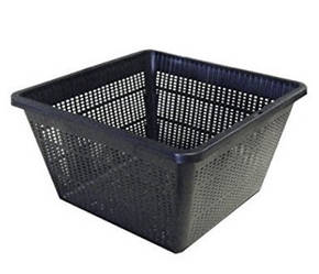 Кошик ставковий 23х23см для водних рослин, лілій та німфей 6912323
