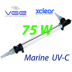 УФ стерилізатор UV-C XClear Marine [Екс Кліарі Мерин] 75 Вт для морської солоної води XH10752