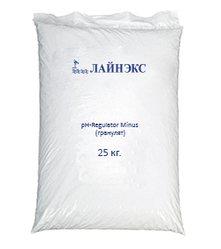 PH-Regulator Minus (гранулят) (Linex, Україна) препарат для зниження рівня рН у воді 25 кг. 0811025UA хімія