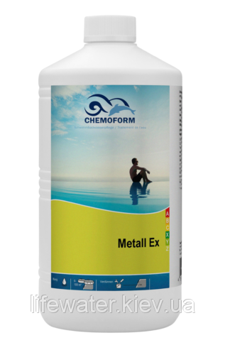 Metall-Ex рідина для видалення солей металів з води 1 л. 1091001 хімія для басейну, фото 1