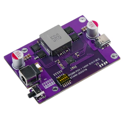 PD3.1 140 Вт Power Bank DIY модуль 2S/3S/4S/5S/6S перемикний IP2366, фото 1