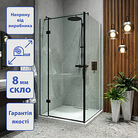 Кутова душова кабіна Imola Black